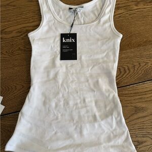 Knix Classic White Tank Top